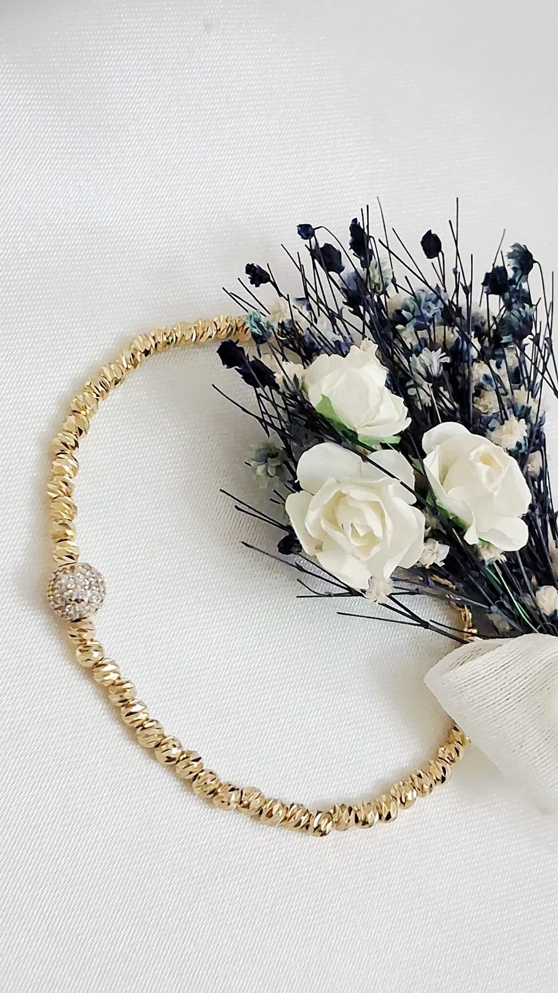 XUPING Bileklik - Topçuklu ve Yuvarlak Burgu Zincirli